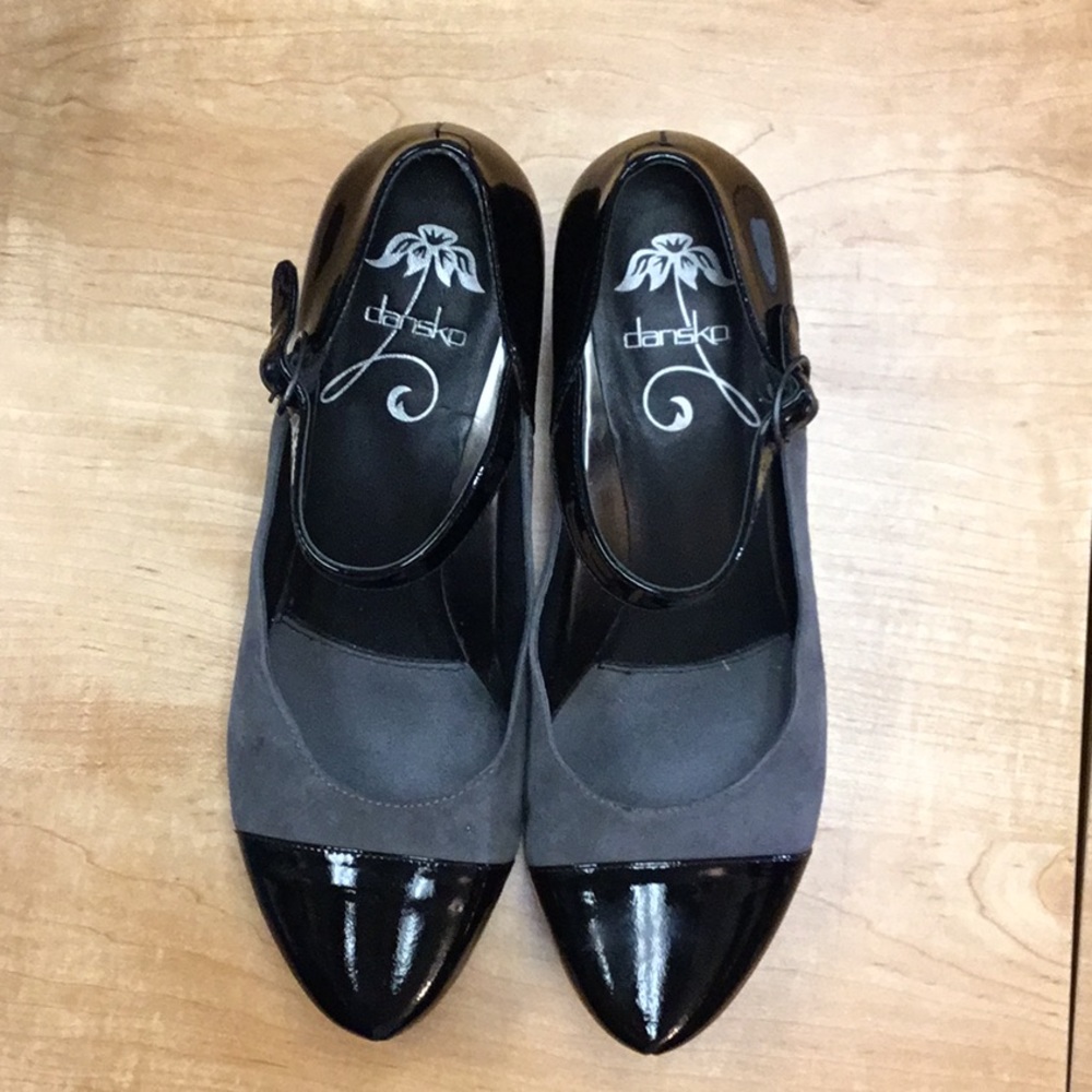 Dansko Black and Grey Heels